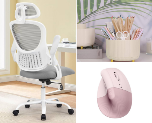 Work from home essentials cover photo collage