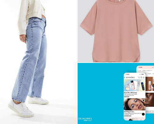 Women's clothing list cover photo collage