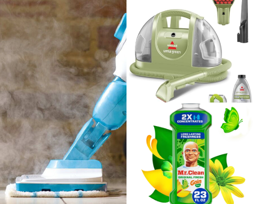 Must Have Cleaning Products cover photo collage