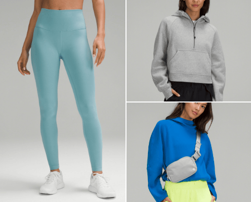 Lululemon favs cover photo collage
