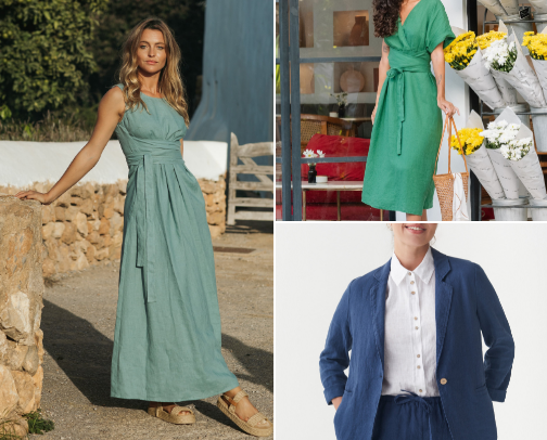 Loving My Magic Linen Picks — Timeless Linen pieces for cozy mornings and stylish evenings 🤍 cover photo collage