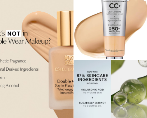 What is in my make up bag ✨ cover photo collage