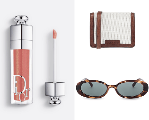 what's in my bag / girl essentials cover photo collage