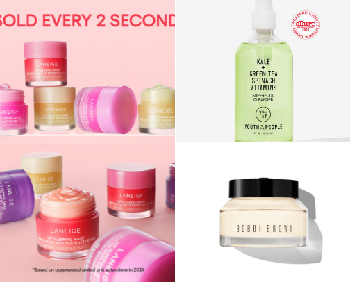 My favorite beauty recs cover photo collage