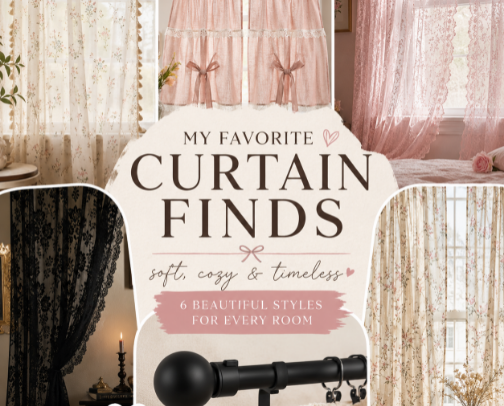 Curtains I’m Obsessed With cover photo collage