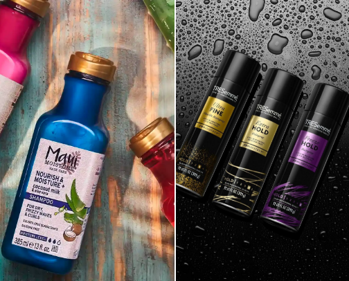 my go to hair products for naturally straight hair💁🏻‍♀️ cover photo collage