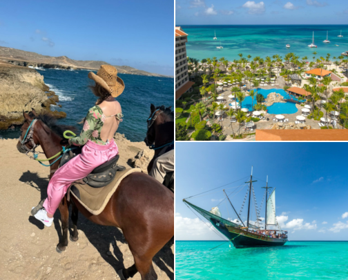 Family Vacationing in Aruba! cover photo collage
