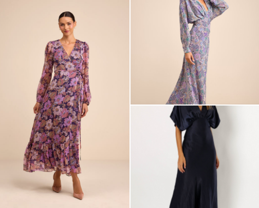 Breastfeeding/pumping friendly wedding guest dresses cover photo collage