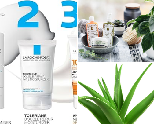 Skin Care cover photo collage