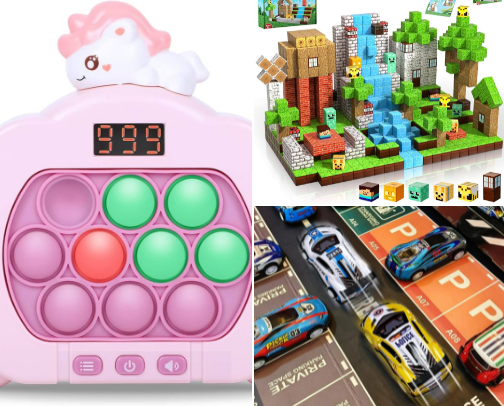 Fun games, toys, and entertainment for KIDS cover photo collage
