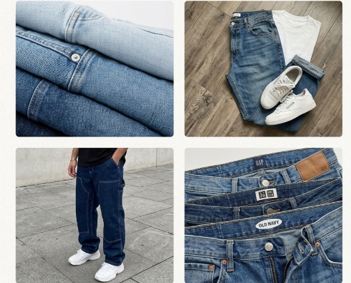 Relaxed Fit Denim Guide: Straight, Baggy & Wide-Leg Picks for Men + Women cover photo collage