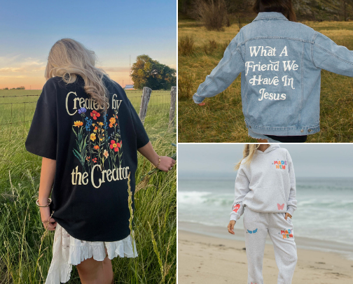 Christian Apparel cover photo collage