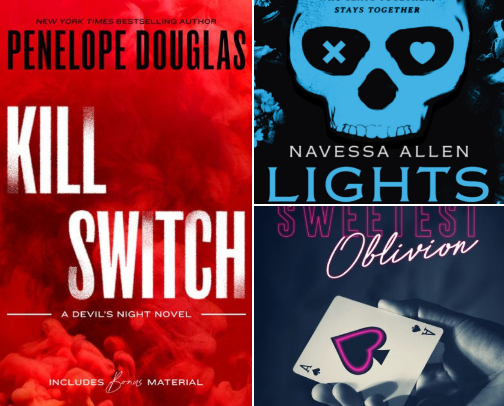 Dark Romance Book Recommendations ༉‧₊˚🕯️🖤༉‧₊˚ cover photo collage