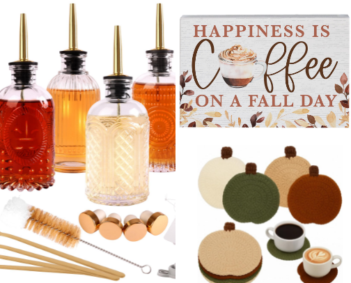 Amazon Fall Coffee Bar Essentials ☕🍂 cover photo collage