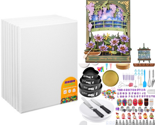 Adult Hobbies for the Creative Girlies cover photo collage