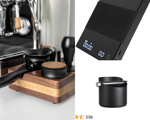 Create your own coffee bar at home cover photo collage