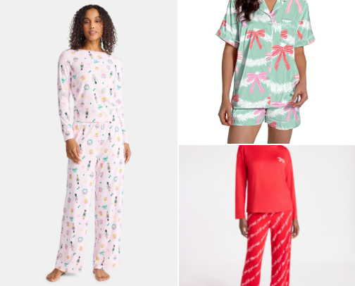 Cute+Affordable Christmas PJs cover photo collage
