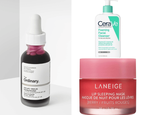 Skincare🤌 cover photo collage