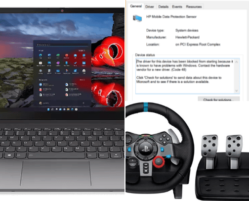 Gaming stuff cover photo collage