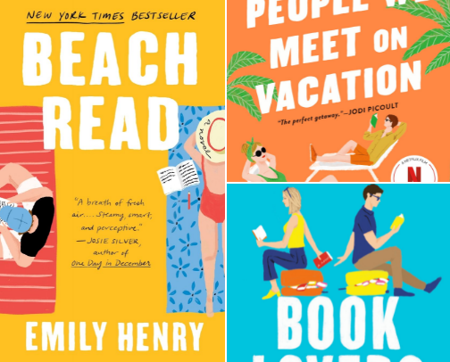 My current summer romance reads ☀️⛱️📚 cover photo collage