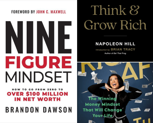 BOOKS TO LEVEL UP cover photo collage