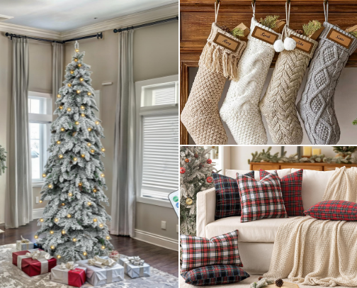 Cozy Holiday Decor cover photo collage