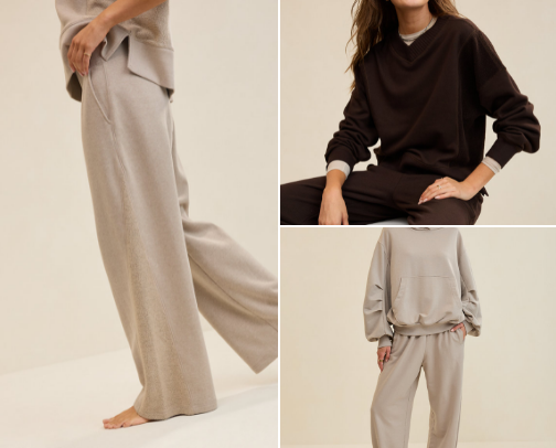 go to comfy outfits ☁️ cover photo collage