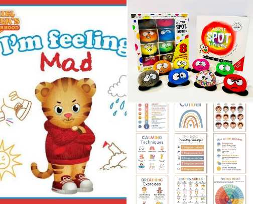 Helpful Tools for Gentle Parenting and Understanding Feelings cover photo collage