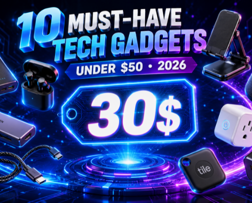 10 Best Tech Gadgets Under $30 in 2026 (Tested & Approved) cover photo collage