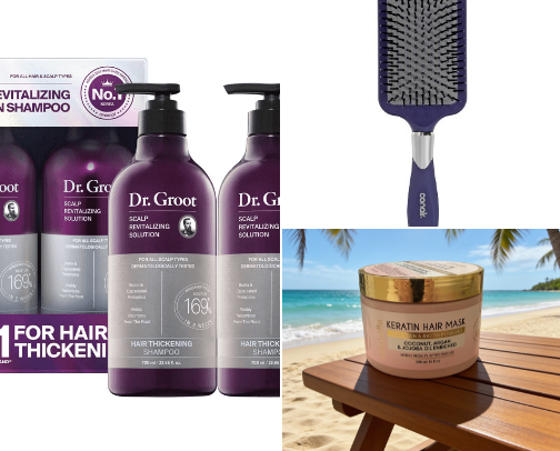 Favorite hair products and tools 2026 cover photo collage