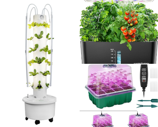 Copy of Grow Fruits & Veggies Inside Your Home: Small Spaces Edition cover photo collage