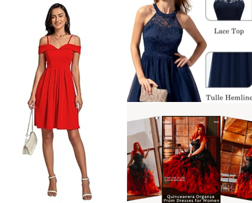 Dresses cover photo collage