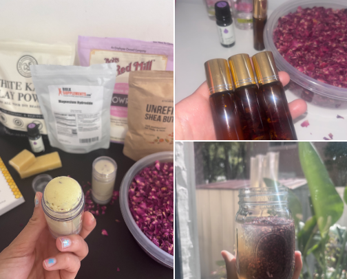 My DIY items for homemade non-toxic products cover photo collage