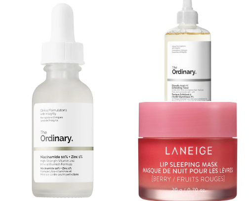 skincare cover photo collage
