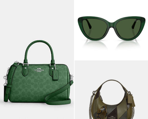 Everything Green — Purses, Clothes, Shoes & More cover photo collage