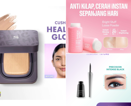 Makeup Natural Sehari-hari cover photo collage