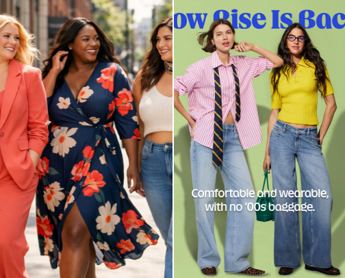 Plus Size Shopping cover photo collage