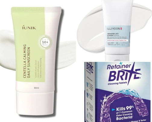 Beauty products I Use Daily cover photo collage