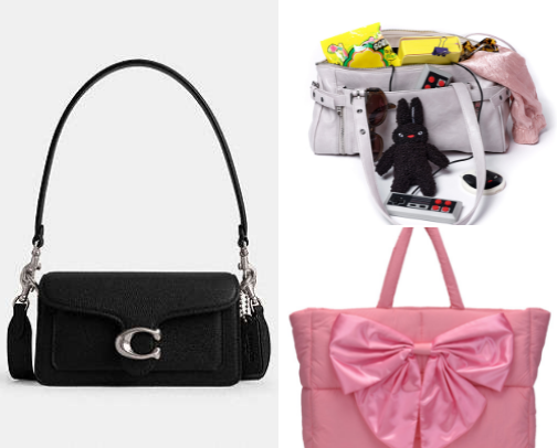 My latest bag obsessions cover photo collage