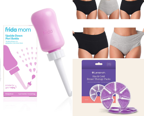 Postpartum Must haves cover photo collage