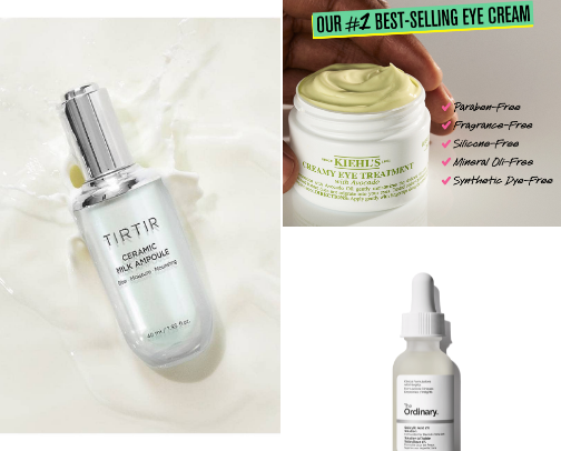 Skincare cover photo collage