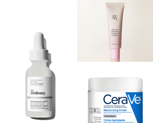 What’s in my skincare bag ( MUST ITEMS ) cover photo collage