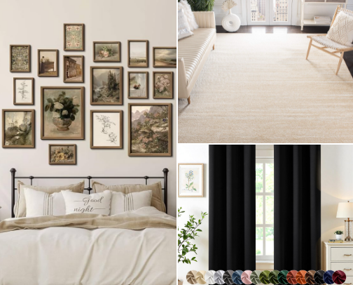 Affordable Home Décor Ideas & Stylish Home Accents (2025) – Cozy, Modern & Functional Finds for Every Room cover photo collage