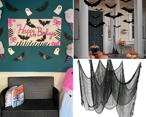 Cheap Halloween decorations cover photo collage