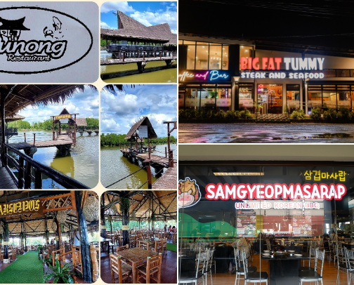 My Top Restos in Tagum cover photo collage