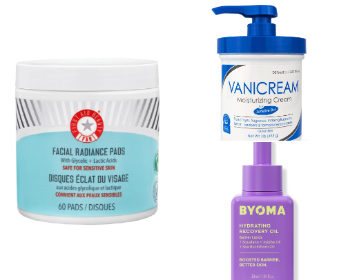 Skincare MUST HAVES ♡ cover photo collage