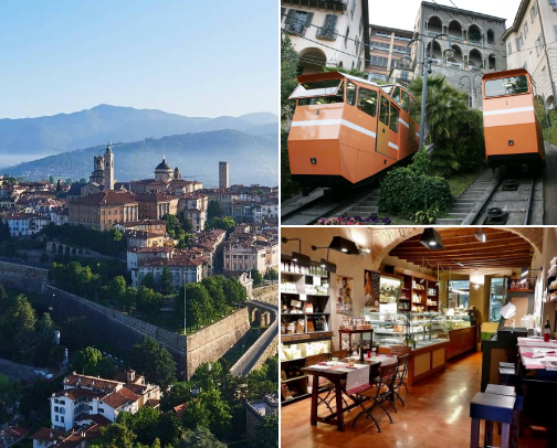 Bergamo Italy cover photo collage