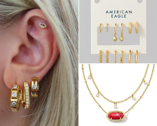 Gold Jewelry 👑 cover photo collage