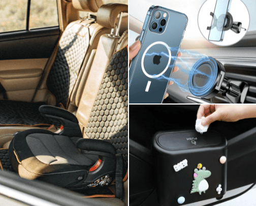 Car accessories cover photo collage