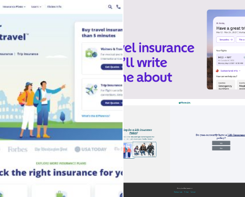 Insurance recommendations worth looking for! cover photo collage